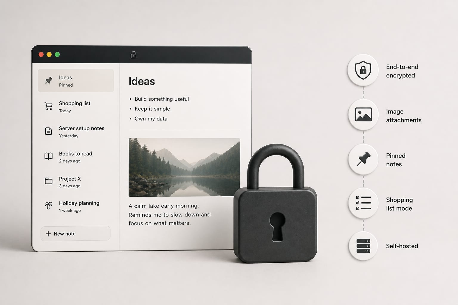 Stash Notes, a single user encrypted notes app, and what it taught me